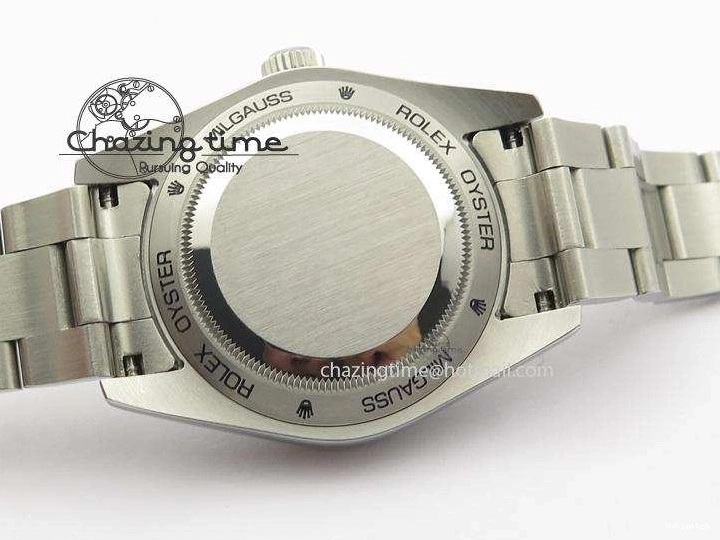 116400 On Bracelet 1:1 Green SS Black Sapphire SA3131 GV Milgauss JF Dial 0707